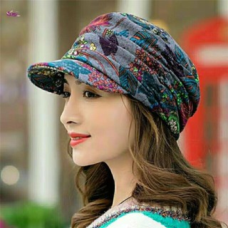 Mũ hoa vành ngắn dành cho nữ Mũ xô nhung sành điệu