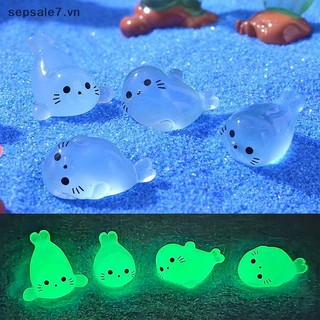 [túi mù] Con dấu phát sáng Trang trí động vật biển Mặt dây chuyền phát sáng Vườn vi mô Thủ công Phong cảnh Cá Trang trí thủ công {đồ chơi}