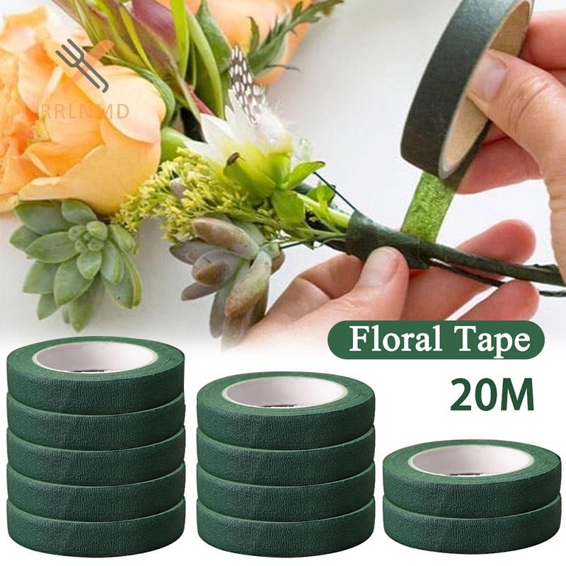Rrlnmd Băng trồng hoa Tự dính Bó hoa Thân cây Băng giấy Stamen Gói hoa DIY Trang trí Hoa Đồ dùng đám cưới MỚI