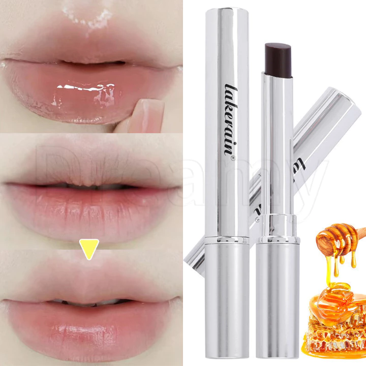 Son dưỡng môi mật ong đen - Son môi dưỡng ẩm lâu trôi - Trang điểm dinh dưỡng - Son môi ống bạc nguyên chất - Mỹ phẩm chăm sóc môi - Son bóng môi không màu tự nhiên