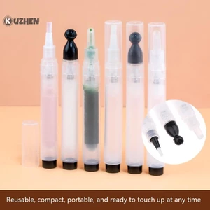 Kuzhen 7ml Đáy ép Rotag Bút chân không Du lịch Chai rỗng Bàn chải tái sử dụng / Silicone / Bút chân không đầu bóng cho nền lỏng HOT