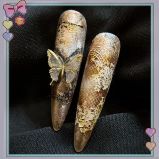 [beautifulhome] Khuôn Silicon Móng Tay Nghệ Thuật Retro Crow Rose Night Eagle 3D Nail Art Trang Trí DIY Thiết Kế Khuôn Trong Suốt [Làm Đẹp]