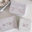 Hộp lưu trữ sắt CHEESELY, Hộp đựng kẹo hình gấu hoạt hình hình hình chữ nhật, Băng dán dung tích lớn dễ thương Văn phòng phẩm Đồ dùng văn phòng Kpop Photocards