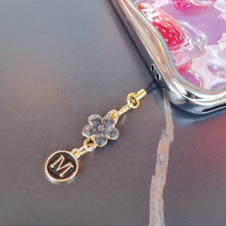 1 Hộp đựng điện thoại di động chữ hoa sáng tạo có dây buộc / Mặt dây chuyền điện thoại di động 26 chữ cái châu Âu và Mỹ / Trang trí điện thoại di động / Quà tặng lý tưởng cho tất cả các lễ hội