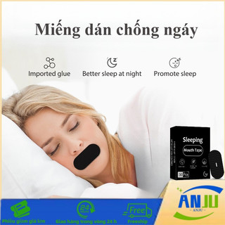 Miếng Dán Chống Ngáy 30 Miếng,  Hỗ Trợ Thở Mũi, Điều chỉnh nhịp thở của bạn, Giấc Ngủ Sâu, Không Ồn