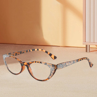 Kính đọc sách Chặn ánh sáng xanh Bộ lọc thoải mái Tia UV Glare Cateyes Khung kính mắt dành cho nữ và nam giới