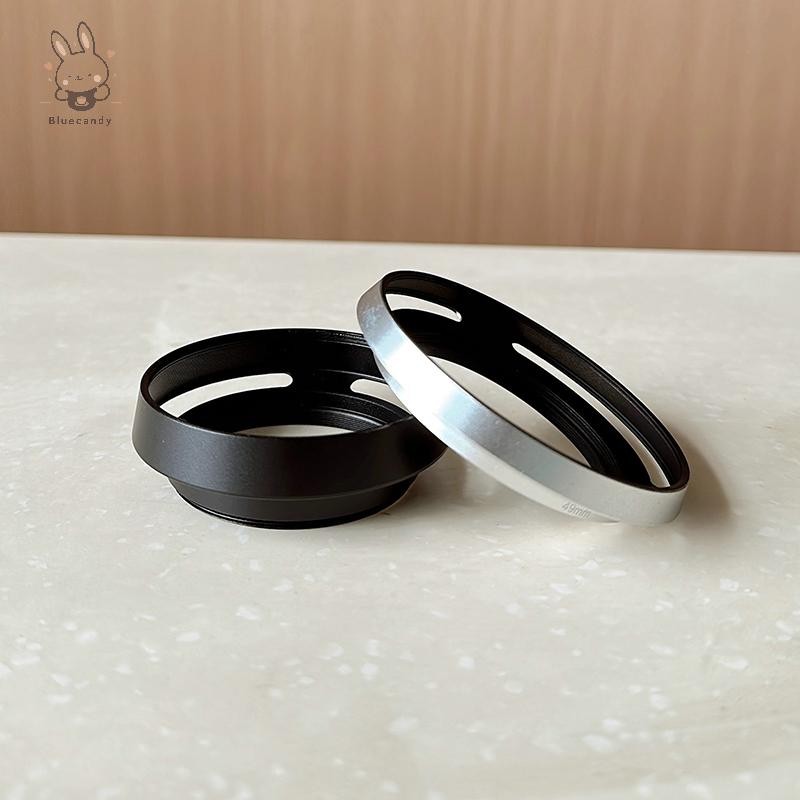 Vented Curved Metal Lens Hood Shade Silver Color 37/39/40.5/43/46/49/52 - Foto 7