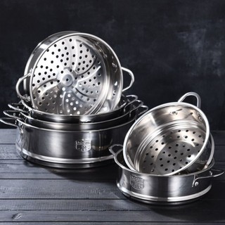 Giá hấp thực phẩm ITRUMPET, Giỏ hấp bằng thép không gỉ 304 dày, Bộ lọc làm dày chung bền bỉ Lưới hấp nồi 16-32cm Nấu ăn tại nhà