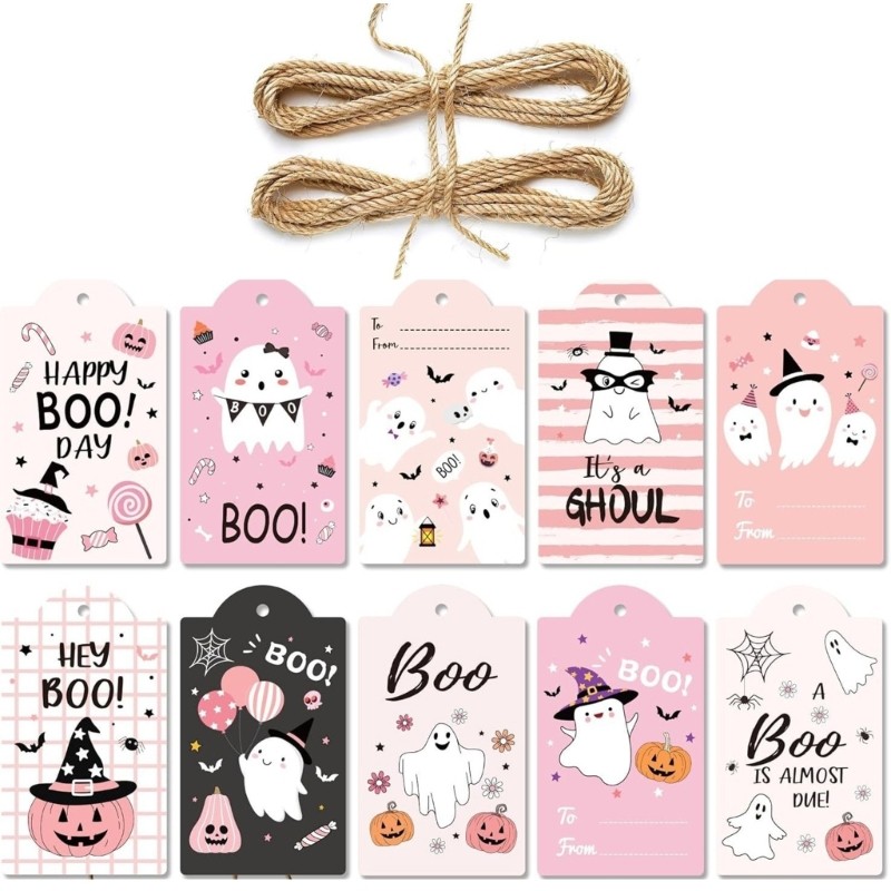 SHI Chống Thấm Nước Halloweens Trang Trí Tiệc Bộ 50 Tông Treo Trang Trí Có Họa Tiết Nổi