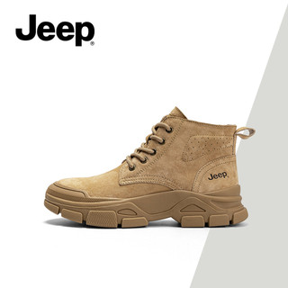 JEEP Nữ Martin Giày Bốt Phong Cách Mới Thu Đông Lông Cừu Lót Retro Phong Cách Anh Đi Bộ Đường Dài Ngoài Trời Giày Cao Đến Mắt Cá Chân