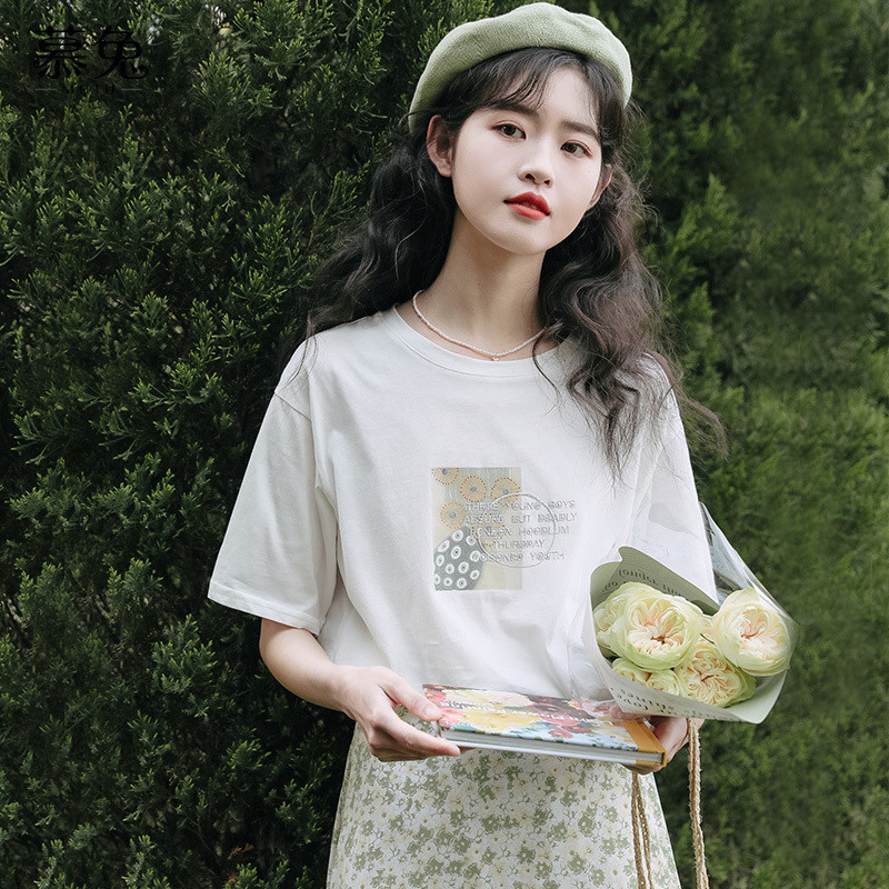 Áo sơ mi nữ phong cách Hồng Kông bằng cotton nguyên chất, ngắn tay, màu trắng thời trang mùa hè 2025