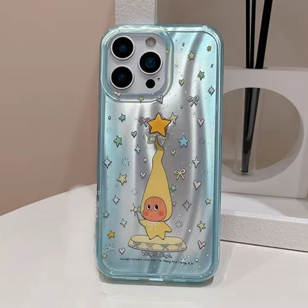 Ốp điện thoại hình ngôi sao xoay 3D cho iPhone 17 Pro Max 17Air 16 Plus 15 14 13 12 11 Vỏ bảo vệ chống sốc