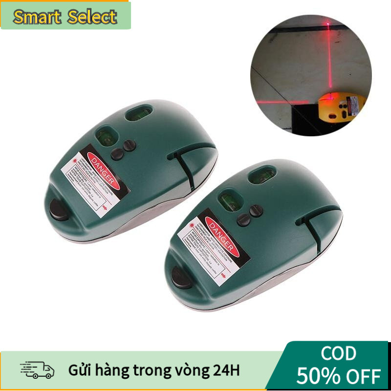 [COD] Dụng Cụ Xây Dựng 2 Đường Dọc Bằng Tia laser mini Độ Chính Xác Cao