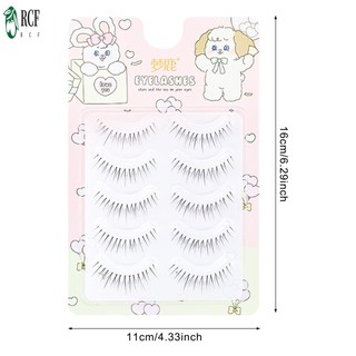 Clear Band Cosplay Manga Mi Búp Bê Mắt Tự Nhiên Châu Á Lông Mi Giả Cho Công Sở Sinh Nhật Tiệc Du Lịch