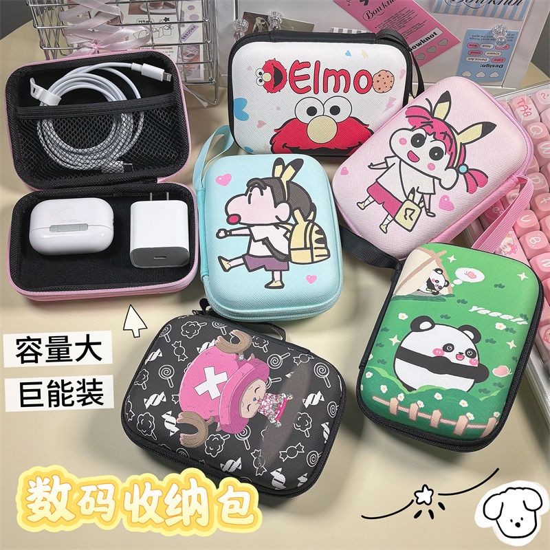 Dễ thương Chopper Túi lưu trữ kỹ thuật số Tổ chức du lịch Túi tiện ích điện tử Túi lưu trữ cáp USB