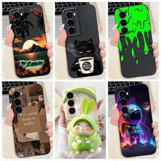 Dành Cho Itel City 100 / Itel C671L Ốp lưng Mềm Mờ Silicon Ốp Lưng Hoạt Hình Mèo Phong Cảnh Thẩm Mỹ Họa Tiết Coque Trường Hợp