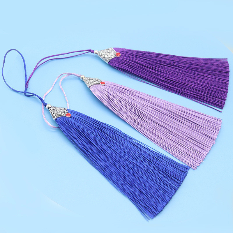 (5 cái)Tua rua cổ trang 12cm nhiều màu, Phụ kiện trang trí cổ trang, Phụ kiện cưới Khánh Huyền