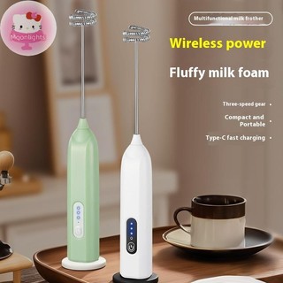 Moonlights 1 Máy Tạo Bọt Sữa Điện Cầm Tay Đánh Trứng Xốp Máy Pha Cà Phê Trộn Di Động Dụng Cụ Nhà Bếp EN