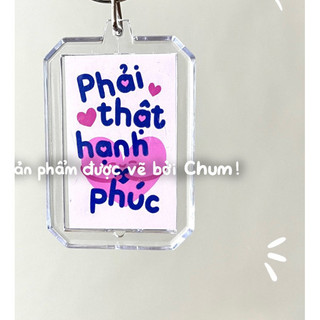 [CỰC RẺ] Móc khoá lời nhắn nhủ an ủi động lực treo cặp sách, chìa khoá làm quà tặng kool  DH