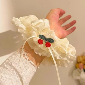 Dây buộc tóc nơ anh đào và scrunchies - phụ kiện tóc nữ xinh xắn