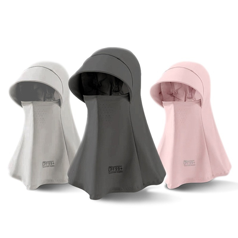 Musion UV Protection Ice Silk Face Mask Chống nắng Mũ có thể giặt thoáng khí cho những cuộc phiêu lưu ngoài trời