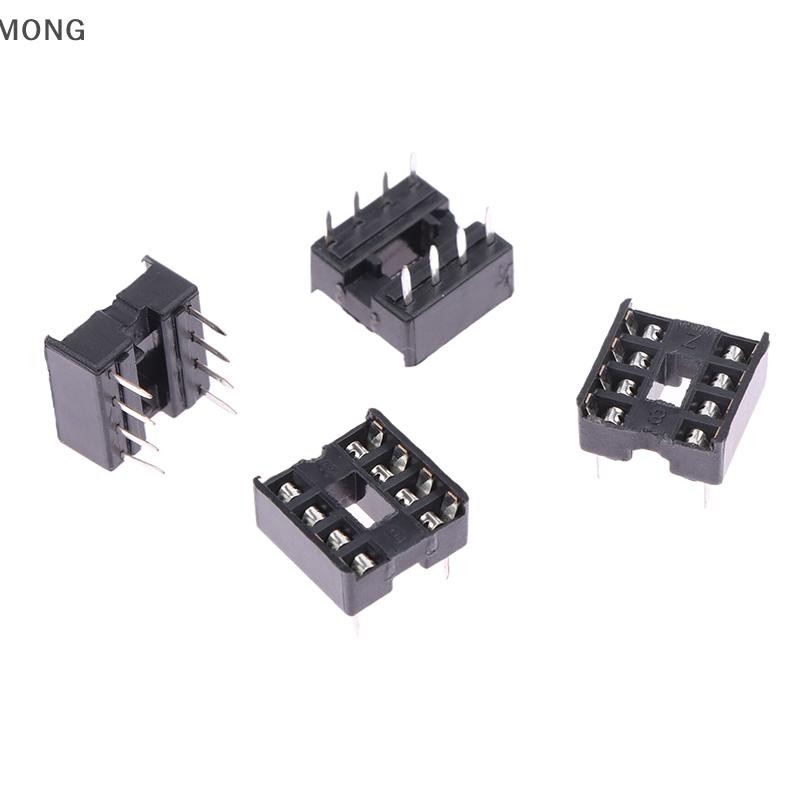 [MONG] 20 Chiếc DIP-8PIC Lỗ Tròn 8 Chân 2.54MM DIP DIP DIP8 IC Ổ Cắm ...