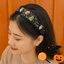 Băng đô đàn hồi in hình ma, phụ kiện tóc đáng yêu cho Halloween