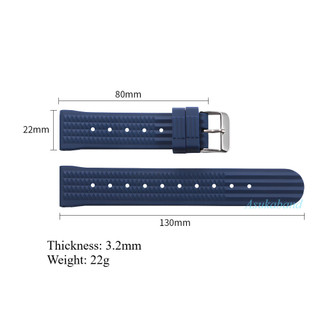 Dây đeo đồng hồ silicon đầy màu sắc 20mm 22mm cho SEIKO 5 Diver Vòng đeo tay đồng hồ cao su thay thế cho nam nữ Dây đeo cổ tay thể thao