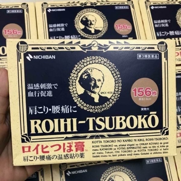 Miếng Dán Huyệt Đạo Giảm Đau Nhức Roihi Tsuboko 156 Miếng chuẩn nội địa Nhật Bản