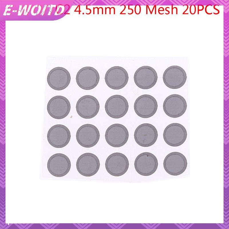 E-WOITD 20 Tai Nghe DIY Chỉnh Giấy Giảm Chấn Lưới Lọc Phía Trước Tăng HNVN Thấp