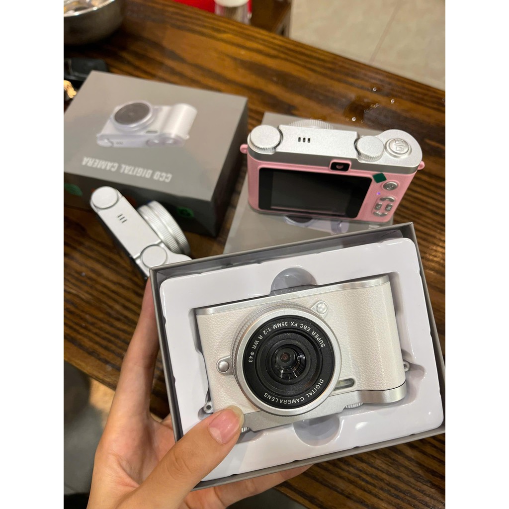[ HÀNG ĐỘC QUYỀN ] + Full Phụ Kiện 512gb + MÈO THẦN TÀI ] Máy Ảnh Mini Kỹ Thuật Số, Selfie Camera Kép Trước Sau, Digital