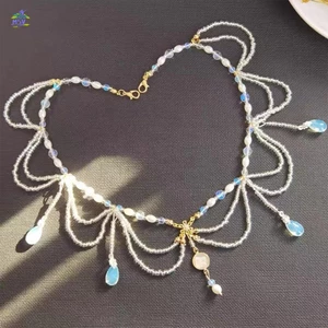 Dây Xích Mũ Đội Đầu Có Thể Điều Chỉnh Mặt Dây Chuyền Mũ Trang Sức Thanh Lịch Cho Công Chúa Đảng Ủng Hộ Phụ Kiện