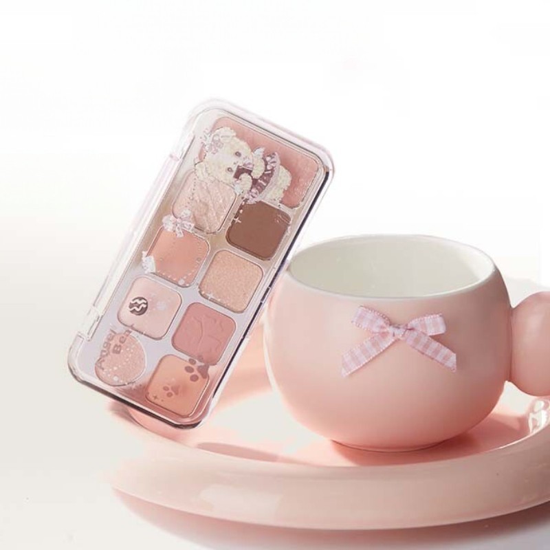 Bảng Phấn Mắt JILL LEEN 9 Ô Màu Crystal Fairy Eyes Lấp Lánh Nhũ Mịn Bền Màu Lâu Trôi
