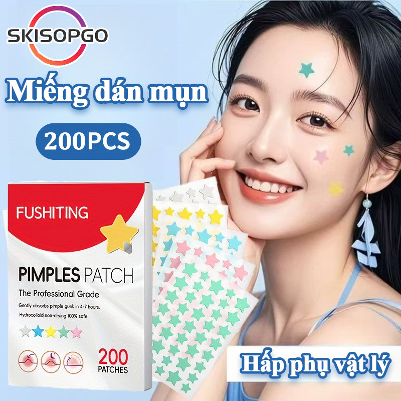Miếng Dán Mụn, Tàng Hình Ban Ngày, Miếng Dán Mặt Điểm, Ngăn Viêm Giảm Sưng, Cho Da Nhạy Cảm