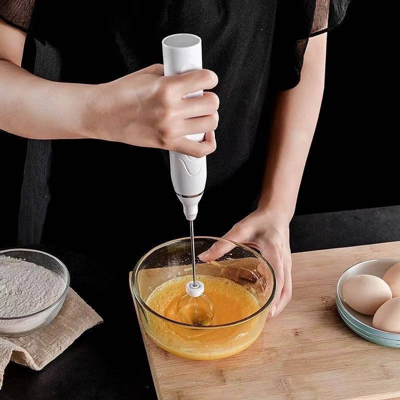 Máy tạo bọt cafe,Máy Đánh Trứng,Đầu inox chất lượng cao,3 Tốc Độ Loại Sạc Điện USB