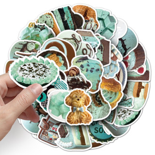 Bộ 50 Bạc Hà Chocolate Ins Phong Cách Miếng Dán Dễ Thương Graffiti Đề Can Cho Trẻ Em Hoạt Hình Trang Trí Miếng Dán