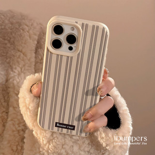 ibumpers Ốp Điện Thoại iPhone Họa Tiết Sọc Dọc Đơn Giản Cho IPhone 16 15 14 12 13 11 Pro Max IP 7 8 Plus X XS XR Ốp Lưng Silicon Lỏng Mềm