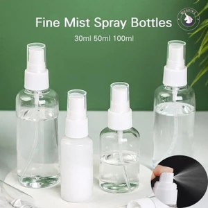 30ml 50ml 100ml Bình xịt cồn có thể đổ lại - Bình tưới sương mịn di động để trang điểm du lịch