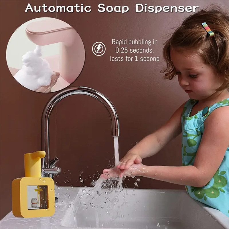 Máy rửa tay tự động 400ml, cảm ứng, tạo bọt, phân phối xà phòng, khử trùng, cầm tay