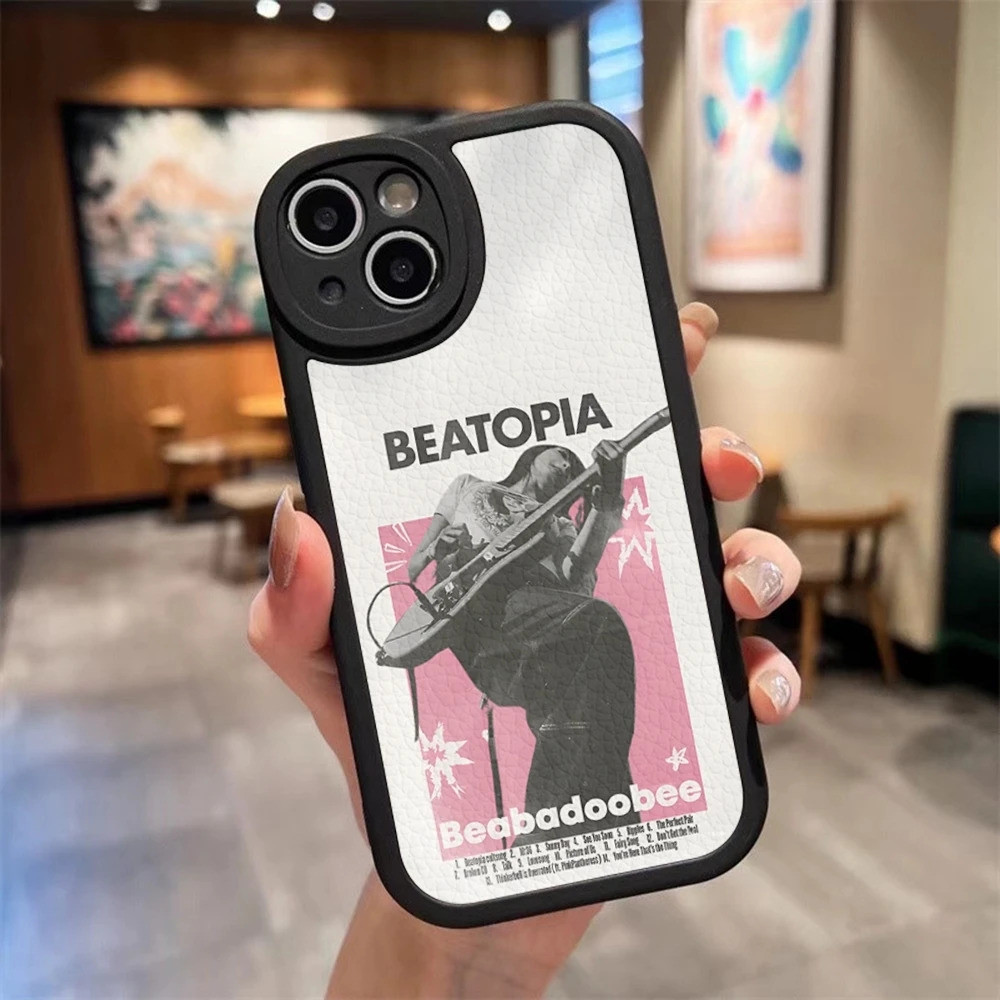 DY-1 Singer Beabadoobee Ốp Lưng Điện Thoại Iphone 16 17,15 14 Pro Max 13 12 11 Mini Xs Puls Da Cừu Silicon Bao