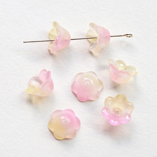 Kính Lily Của Thung lũng Hoa Cổ Tích Vẻ Đẹp Chuyển Đổi Nhiều Màu Sắc Mũ Hoa Tự Làm Handmade Trang Sức Mặt Dây Chuyền Bông Tai Vòng Cổ Chất Liệu Đính Hạt