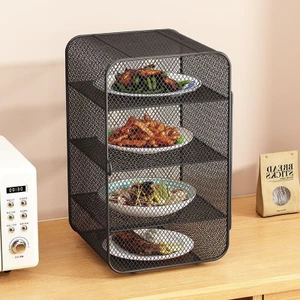 Lồng bàn thép 4 tầng đựng thức ăn tránh côn trùng tránh bụi độ bền 5 năm My Nhân