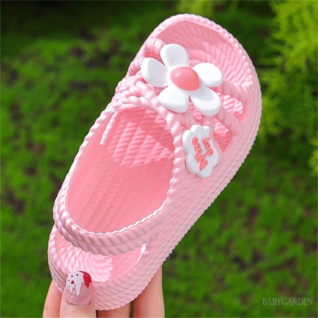 Xăng đan EVA Mùa Hè Bé Gái BAGA-Kids Giày Hoa Đế Mềm Chống Trơn Trượt Cho Tiệc Đi Học Ngoài Trời