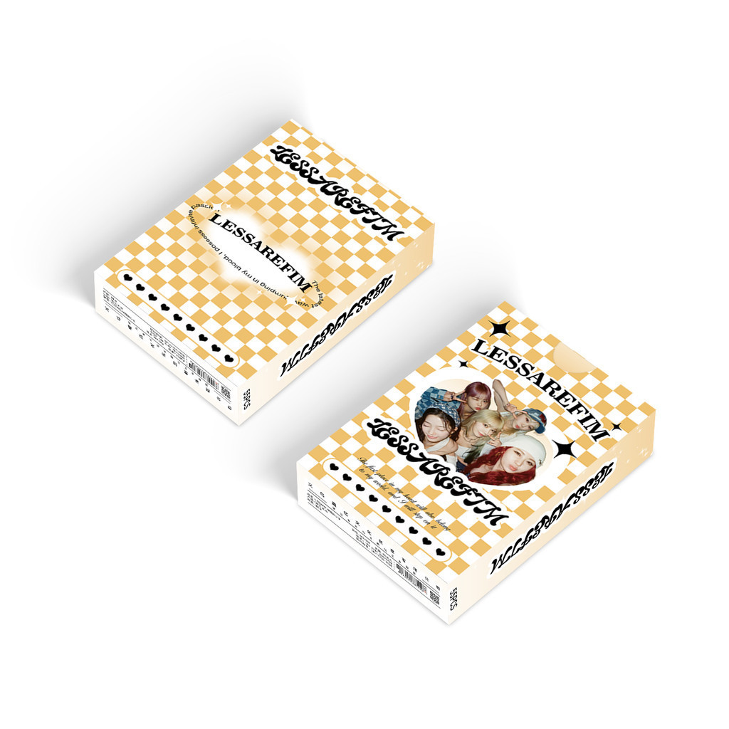 50-119 Chiếc LE SSERAFIM Laser HOLOGRAPHIC LOMO Thẻ Đêm Hoàn Hảo Dễ Dàng Album Sakura CHAEWON YUNJIN KAZUHA EUNCHAE Solo Photocards Lesserafim Hologram Bưu Thiếp YM