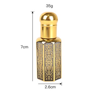 3 / 6 / 12ml Tinh Dầu Lăn Chai Trống Mạ Điện Nước Hoa Đầy Màu Sắc Lăn Chai Massage Ứng Dụng Mẫu Thủy Tinh Octag