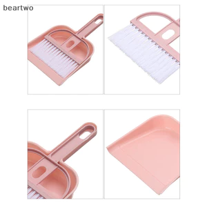 < Beartwo > Bộ bàn chải bụi đa chức năng có xẻng đựng rác cho máy tính để bàn Bộ bàn chải làm sạch Bộ bàn chải bụi Bàn chải bàn phím Bàn chải đẹp
