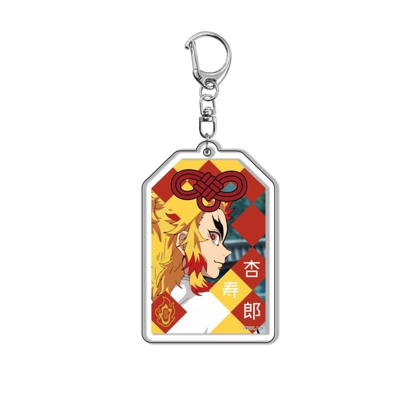 HK1 Demon Slayer Kamado Tanjirou Kamado Nezuko Kanroji Mitsuri Acrylic acylic Móc Khóa Túi Móc Khóa Mặt Dây Chuyền KH1