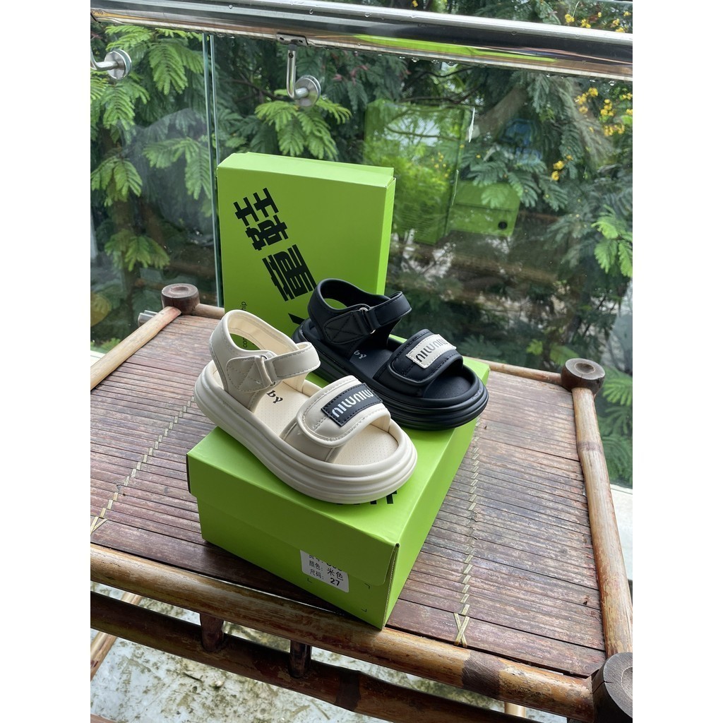 sandal bé gái dép quai hậu cho bé trai miu miu siêu nhẹ êm chân chống trượt mẫu mới nhất năm QCCC có hộp ảnh thât XD603