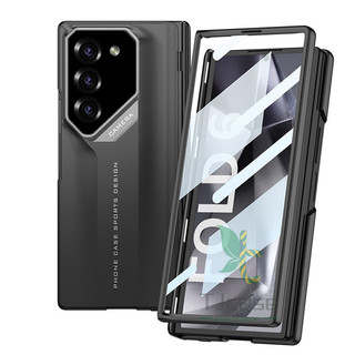 Vỏ Full Case Supercar bản lề từ tính, kính cường lực cho Samsung Galaxy Z Fold 6/5/4/3