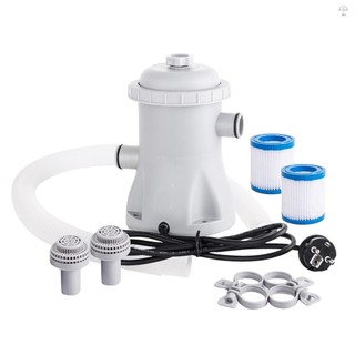 Máy bơm lọc bể bơi 330 GPH Máy bơm nước điện có 2 hộp lọc bể bơi Máy bơm bể bơi trên mặt đất Máy bơm lọc bể bơi nhỏ